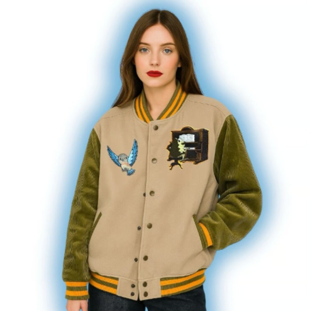 Cartoon Network Over the Garden Wall Icons Characters Varsity Jacket Size XL - Picture 3 of 16